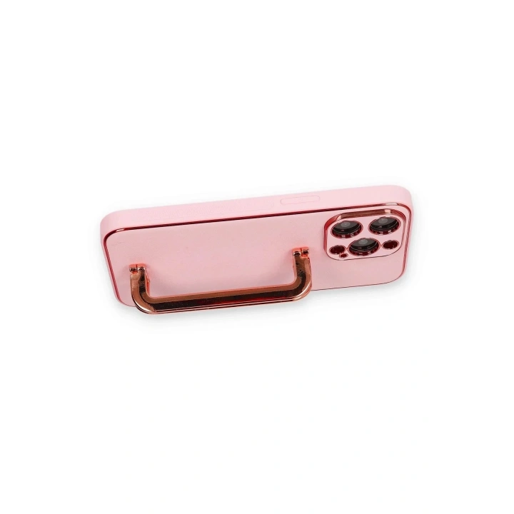 Mey İthalat®  iPhone 13 Pro Max Kılıf Coco Elit Kapak - Pembe