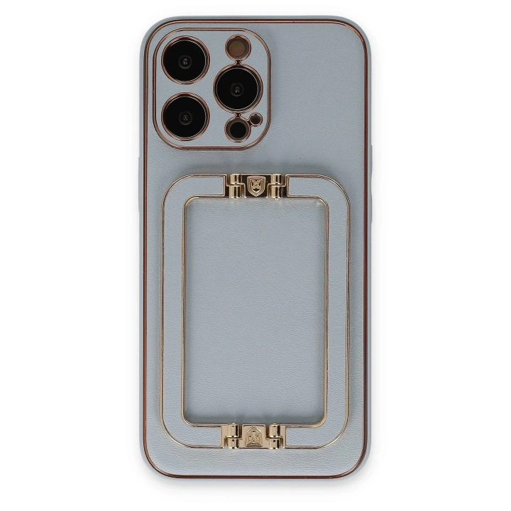 Mey İthalat®  iPhone 13 Pro Max Kılıf Coco Elit Kapak - Turkuaz