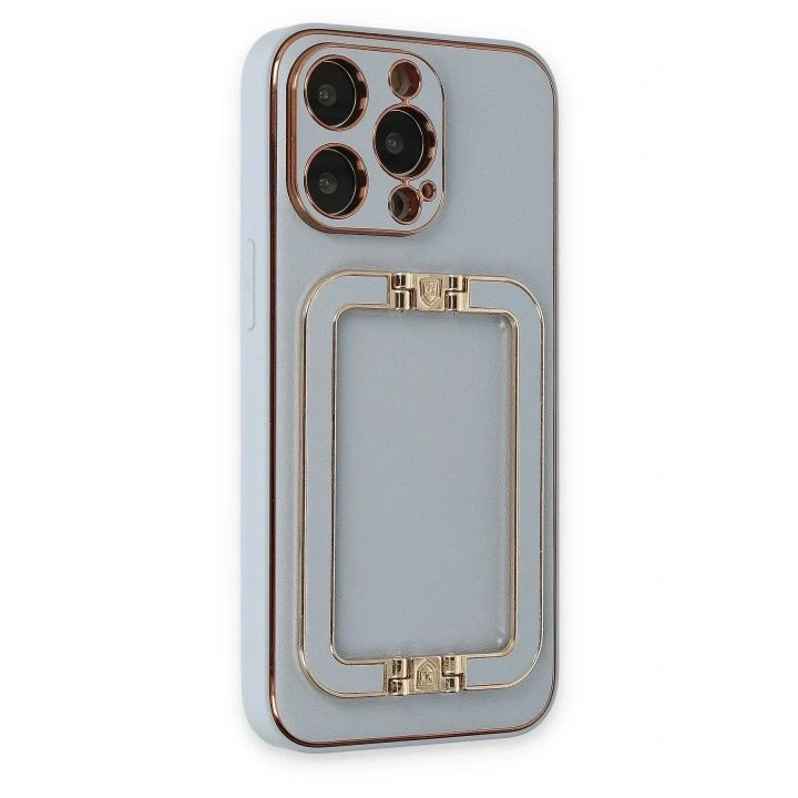 Mey İthalat®  iPhone 13 Pro Max Kılıf Coco Elit Kapak - Turkuaz