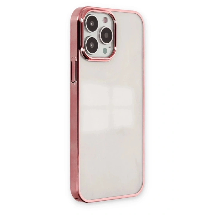Mey İthalat®  iPhone 13 Pro Max Kılıf Element Silikon - Pembe