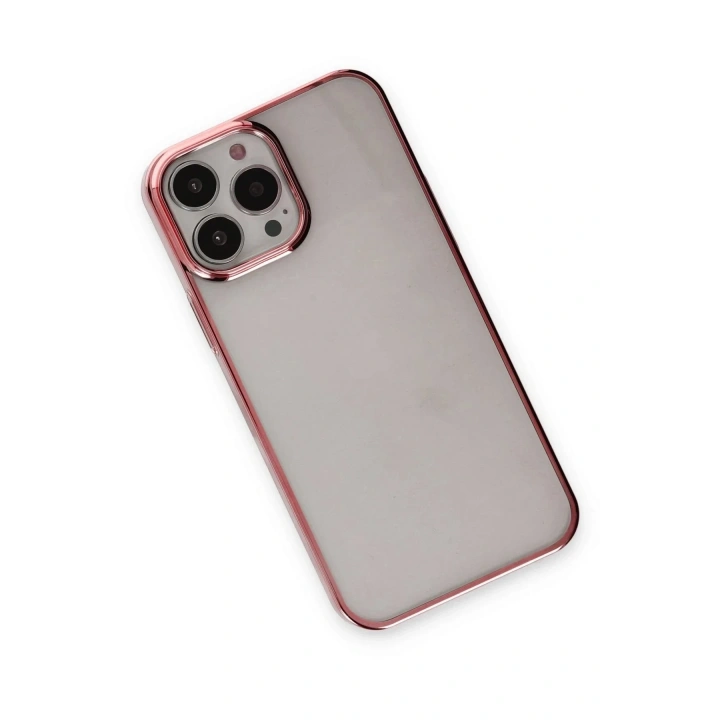 Mey İthalat®  iPhone 13 Pro Max Kılıf Element Silikon - Pembe