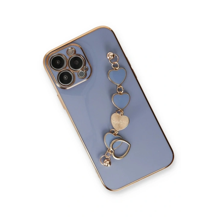Mey İthalat®  iPhone 13 Pro Max Kılıf Esila Silikon - Gri