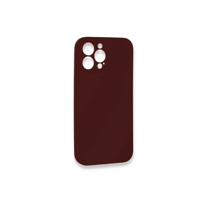 Mey İthalat®  iPhone 13 Pro Max Kılıf Lansman Legant Silikon - Bordo