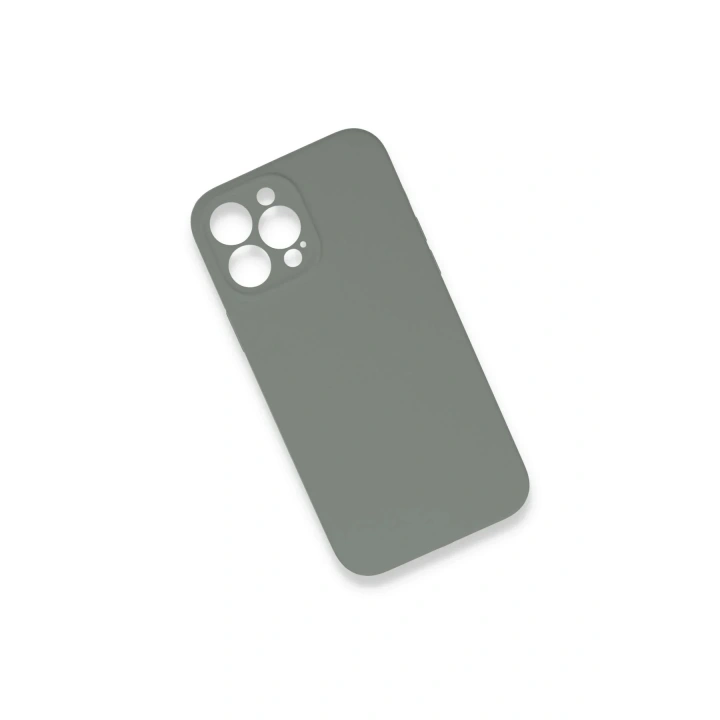 Mey İthalat®  iPhone 13 Pro Max Kılıf Lansman Legant Silikon - Gri
