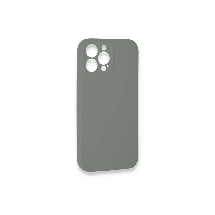Mey İthalat®  iPhone 13 Pro Max Kılıf Lansman Legant Silikon - Gri