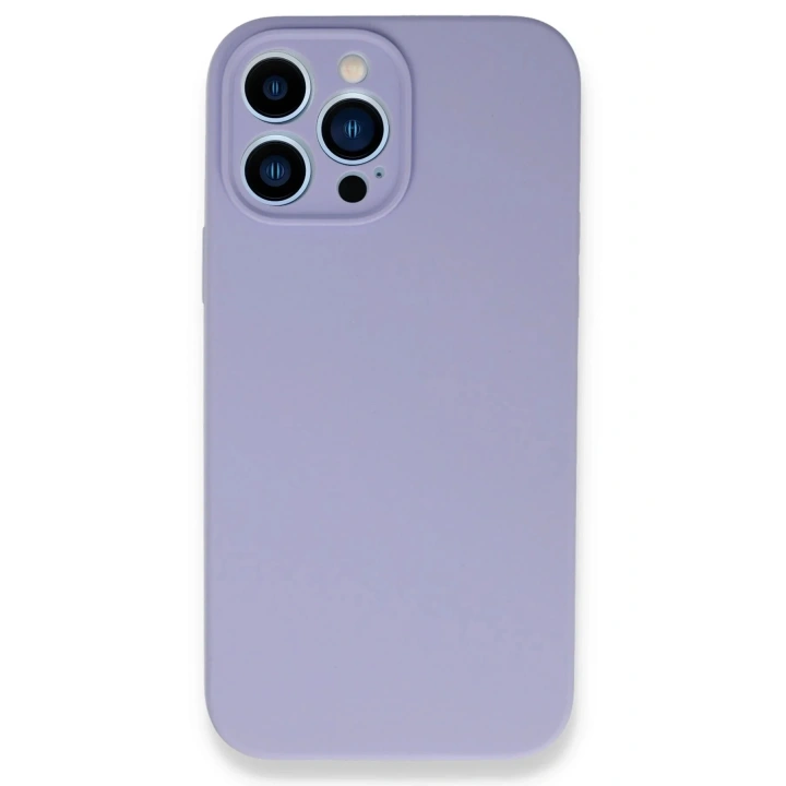 Mey İthalat®  iPhone 13 Pro Max Kılıf Lansman Legant Silikon - Lila