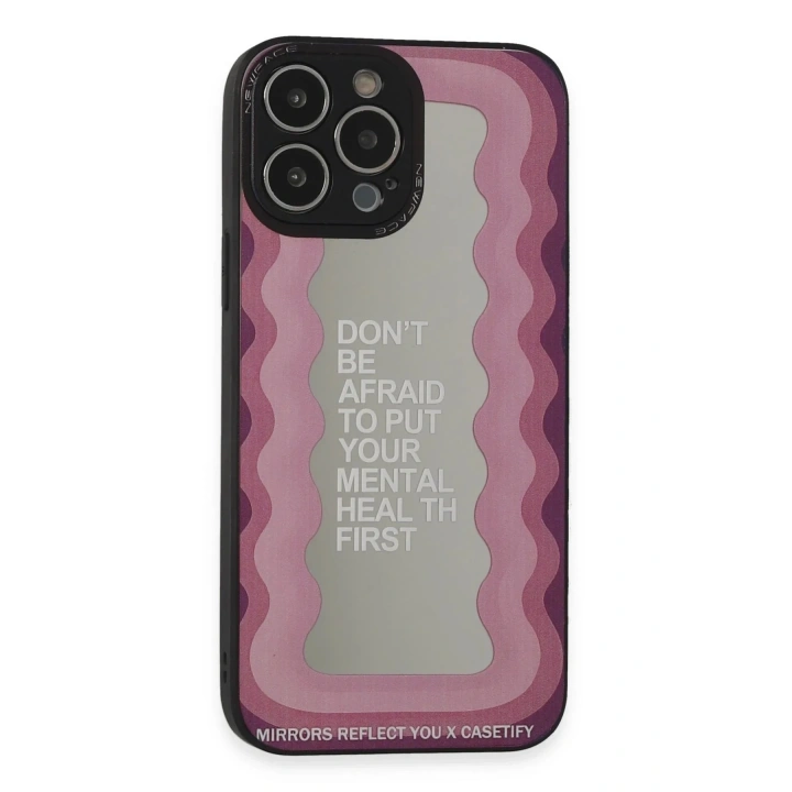 Mey İthalat®  iPhone 13 Pro Max Kılıf Mirror Desenli Kapak - Mirror - 11