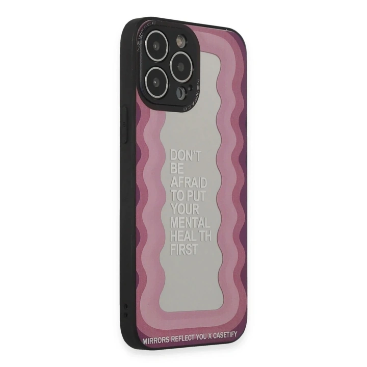 Mey İthalat®  iPhone 13 Pro Max Kılıf Mirror Desenli Kapak - Mirror - 11