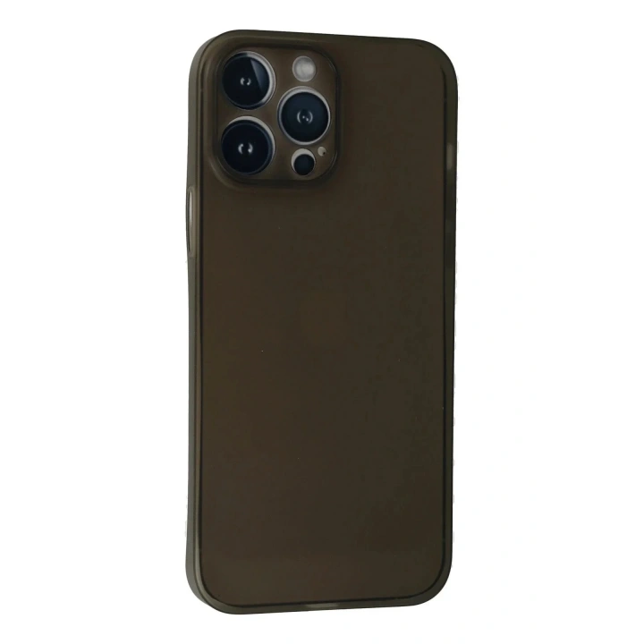 Mey İthalat®  iPhone 13 Pro Max Kılıf PP Ultra İnce Kapak - Gri
