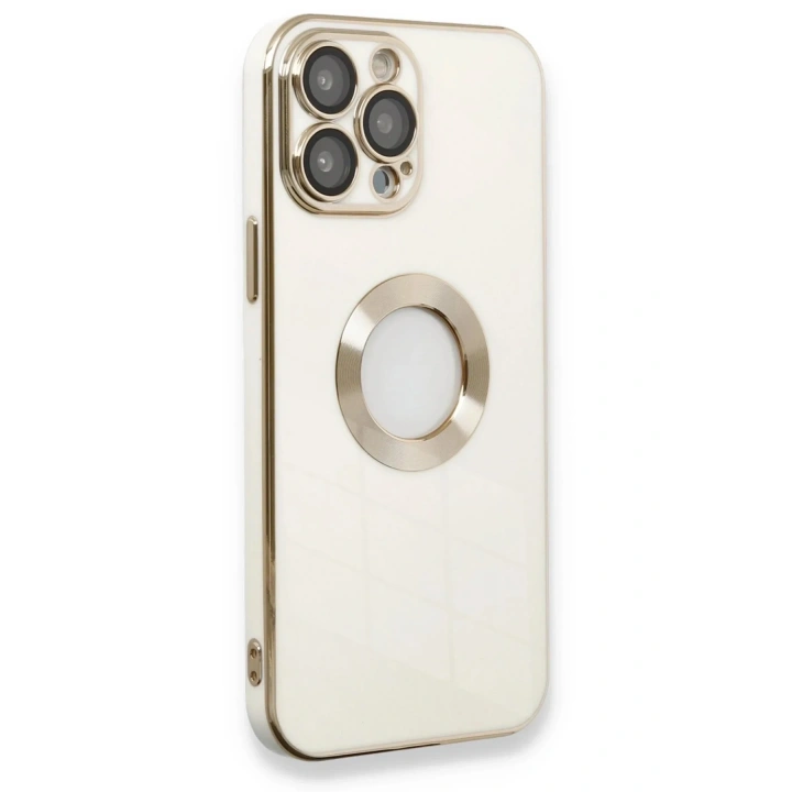 Mey İthalat®  iPhone 13 Pro Max Kılıf Store Silikon - Beyaz