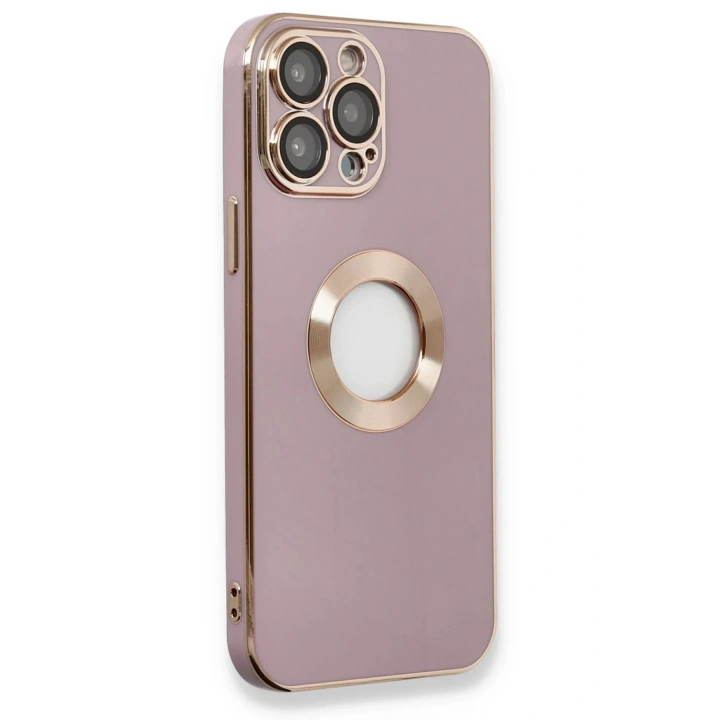 Mey İthalat®  iPhone 13 Pro Max Kılıf Store Silikon - Mor