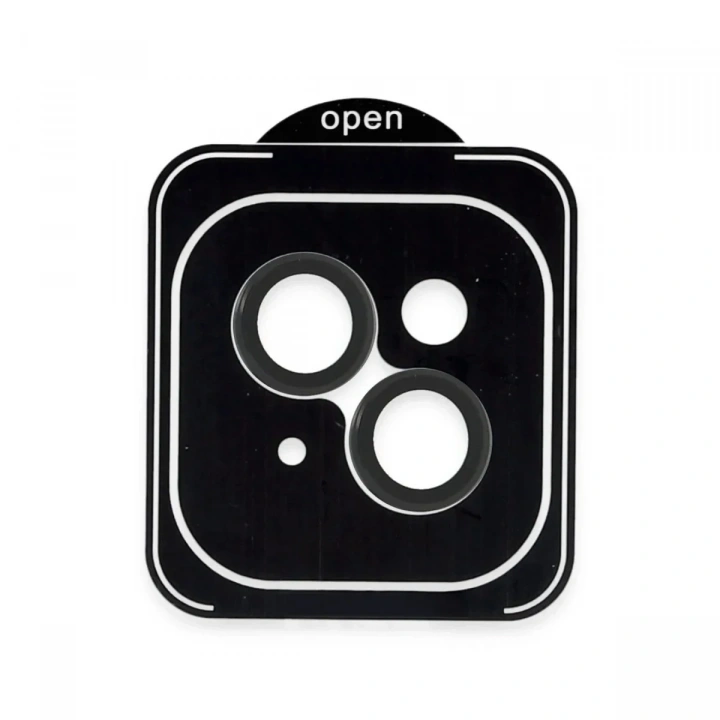 Mey İthalat®   iPhone 13 PVD Metal Kamera Lens - Siyah