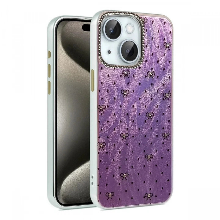 Mey İthalat®  iPhone 14 Kılıf Blade Aynalı Desenli Kapak - Desen 2
