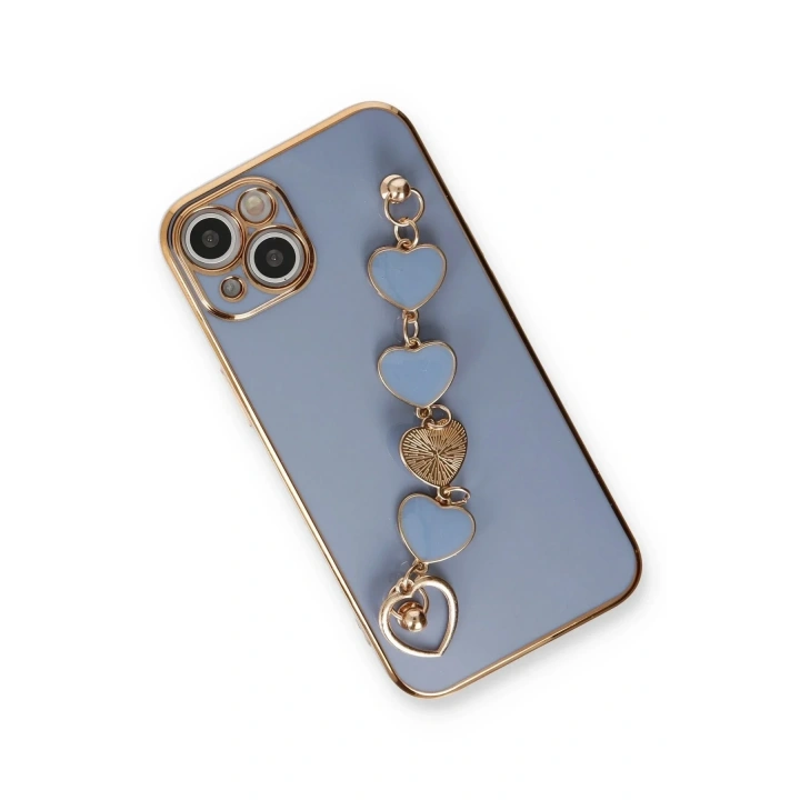 Mey İthalat®  iPhone 14 Kılıf Esila Silikon - Gri