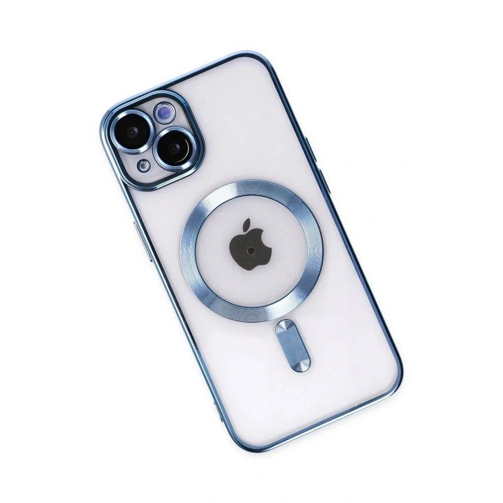 Mey İthalat®  iPhone 14 Kılıf Kross Magneticsafe Kapak - Sierra Blue