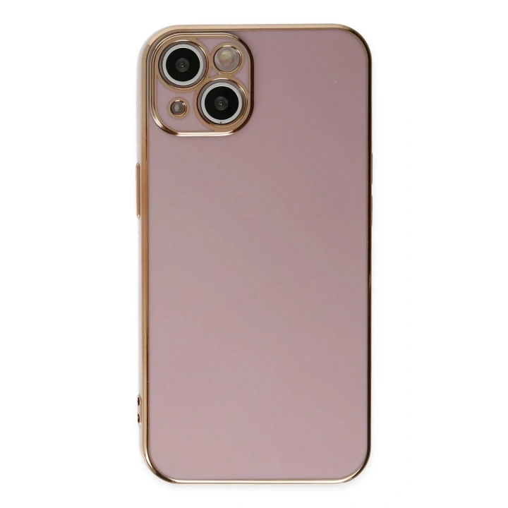 Mey İthalat®  iPhone 14 Kılıf Volet Silikon - Mor