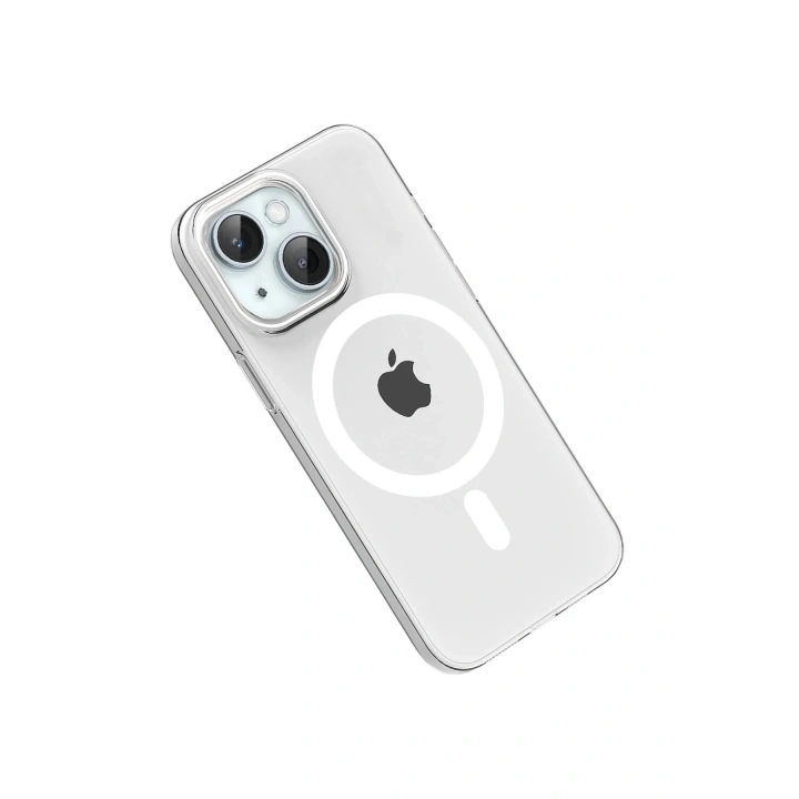 Mey İthalat®   iPhone 14 PC Blank Magsafe Kapak - Şeffaf