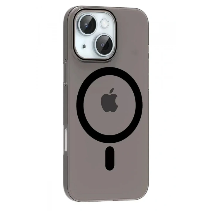 Mey İthalat®   iPhone 14 PC Blank Magsafe Kapak - Siyah