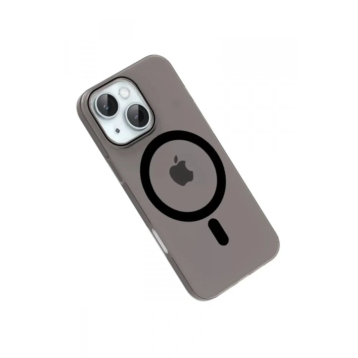 Mey İthalat®   iPhone 14 PC Blank Magsafe Kapak - Siyah