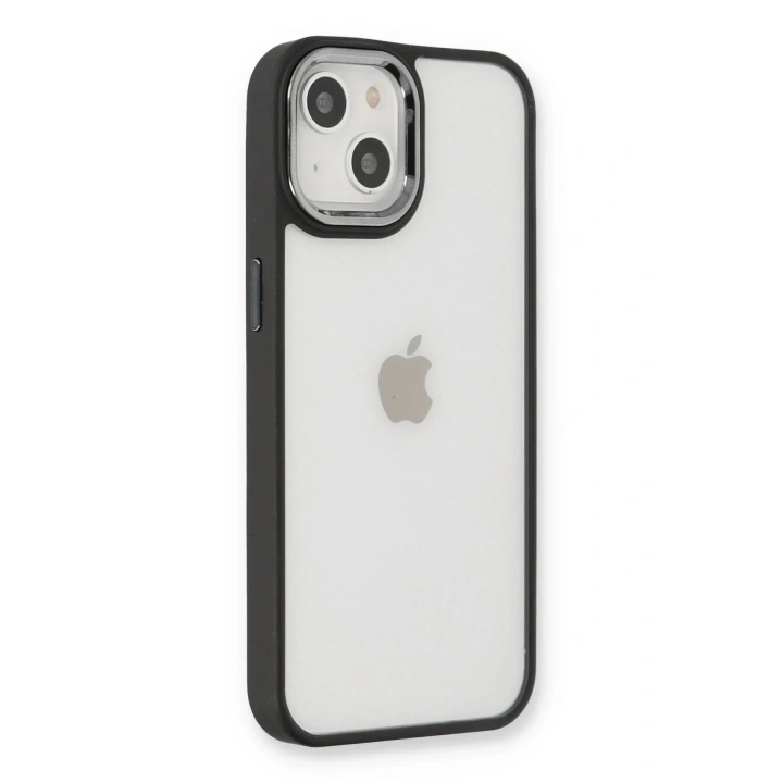 Mey İthalat®  iPhone 14 Plus Kılıf Dora Kapak - Siyah