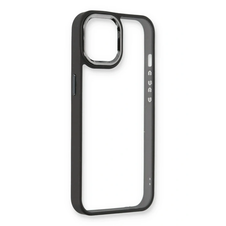 Mey İthalat®  iPhone 14 Plus Kılıf Dora Kapak - Siyah