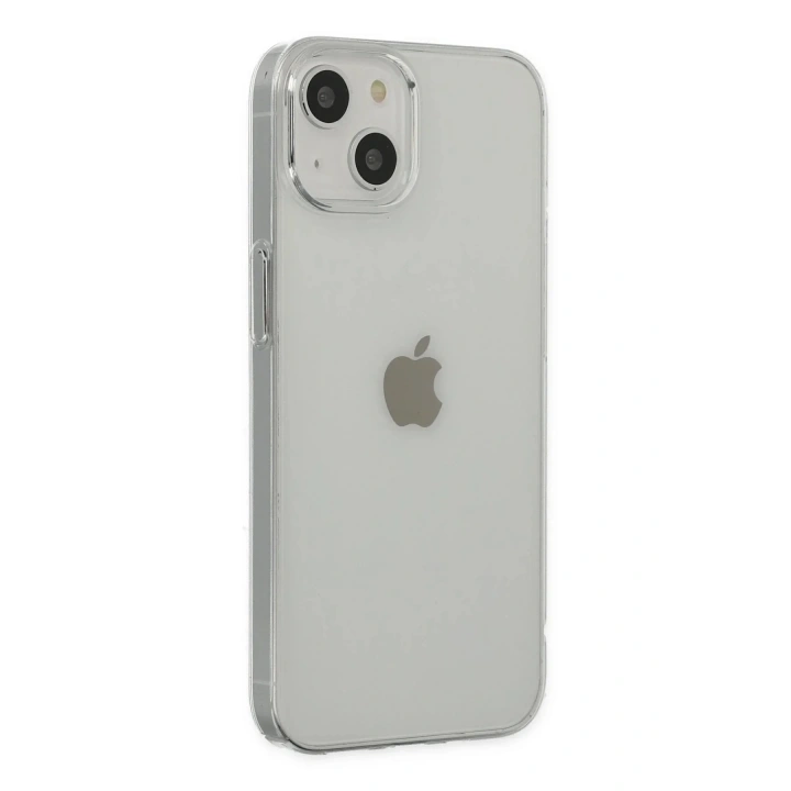 Mey İthalat®  iPhone 14 Plus Kılıf Pc Sert Şeffaf Kapak - Şeffaf