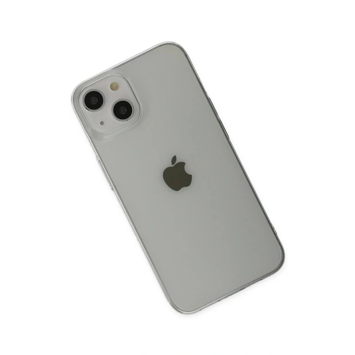 Mey İthalat®  iPhone 14 Plus Kılıf Pc Sert Şeffaf Kapak - Şeffaf