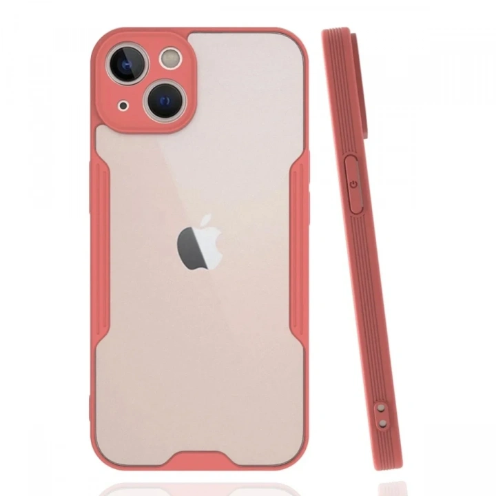 Mey İthalat®  iPhone 14 Plus Kılıf Platin Silikon - Pembe