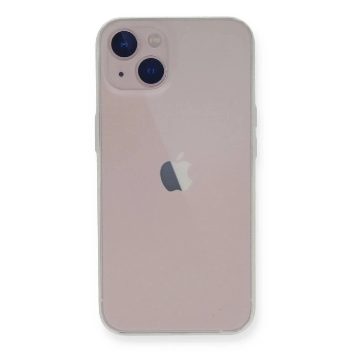 Mey İthalat®  iPhone 14 Plus Kılıf PP Ultra İnce Kapak - Beyaz