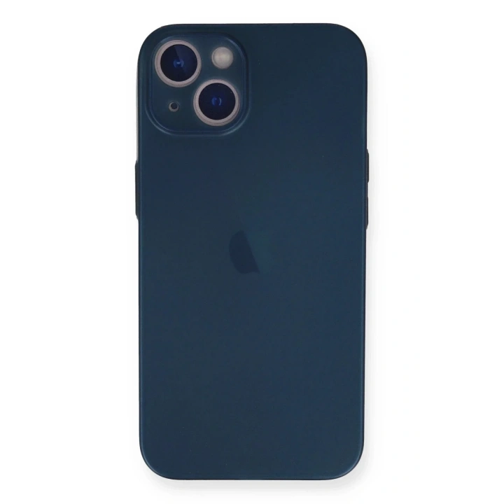 Mey İthalat®  iPhone 14 Plus Kılıf PP Ultra İnce Kapak - Mavi
