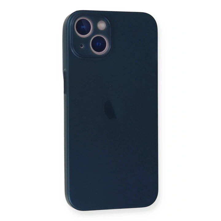 Mey İthalat®  iPhone 14 Plus Kılıf PP Ultra İnce Kapak - Mavi