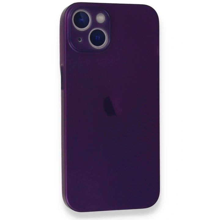 Mey İthalat®  iPhone 14 Plus Kılıf PP Ultra İnce Kapak - Mor