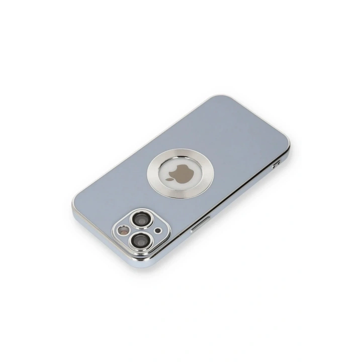 Mey İthalat®  iPhone 14 Plus Kılıf Store Silikon - Sierra Blue