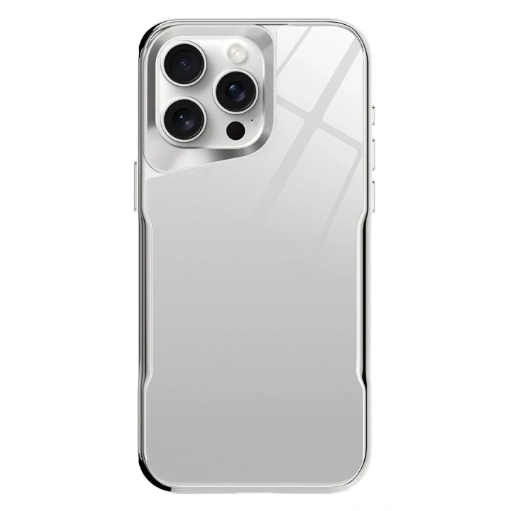 Mey İthalat®   iPhone 14 Pro Craft Kapak - Gümüş