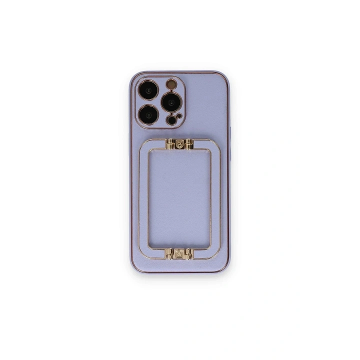 Mey İthalat®  iPhone 14 Pro Kılıf Coco Elit Kapak - Lila