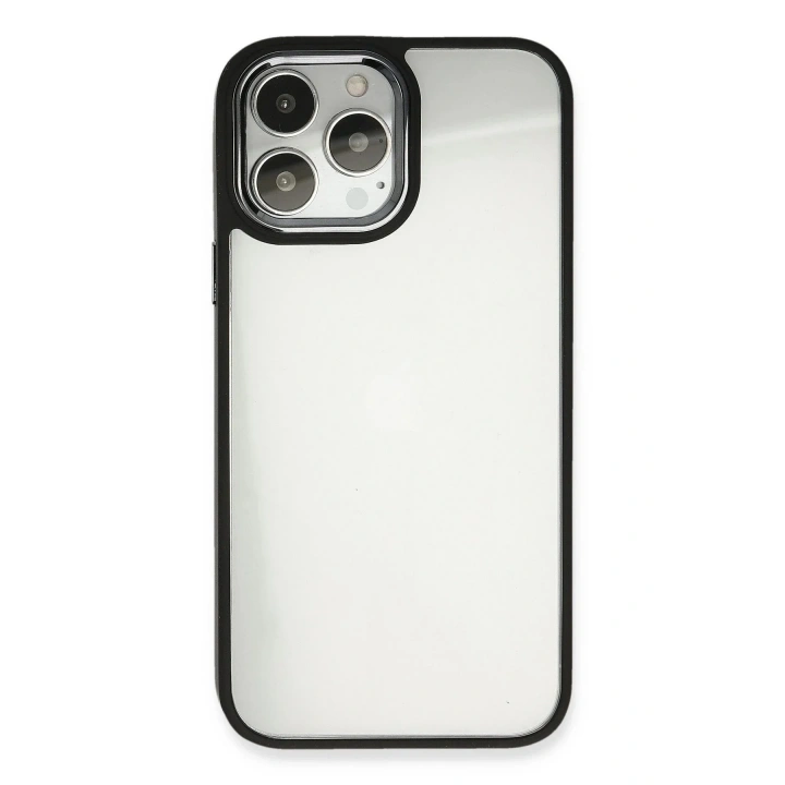 Mey İthalat®  iPhone 14 Pro Kılıf Dora Kapak - Siyah
