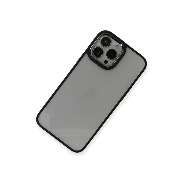 Mey İthalat®  iPhone 14 Pro Kılıf Dora Kapak - Siyah