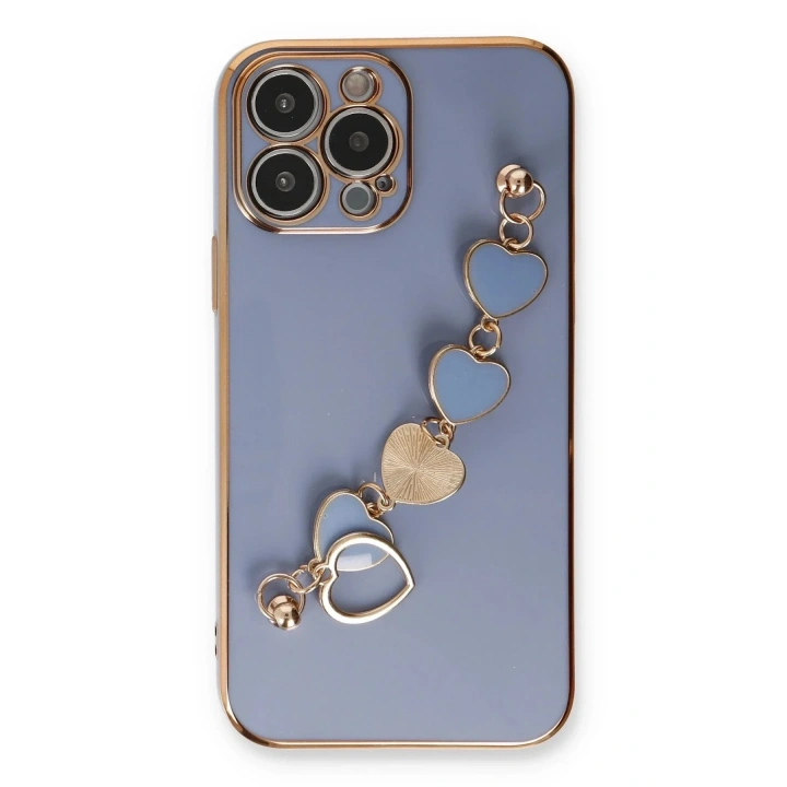 Mey İthalat®  iPhone 14 Pro Kılıf Esila Silikon - Gri