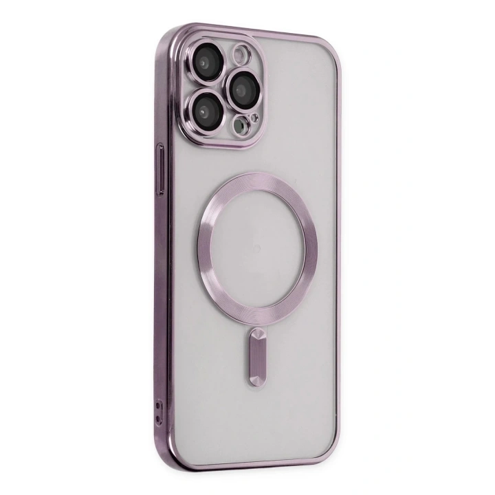 Mey İthalat®  iPhone 14 Pro Kılıf Kross Magneticsafe Kapak - Mor