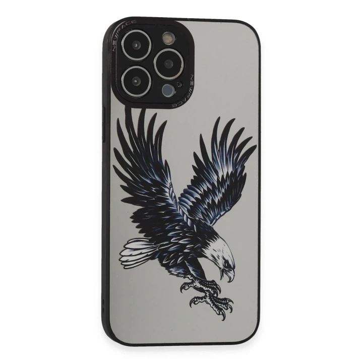 Mey İthalat®  iPhone 14 Pro Kılıf Mirror Desenli Kapak - Mirror - 1