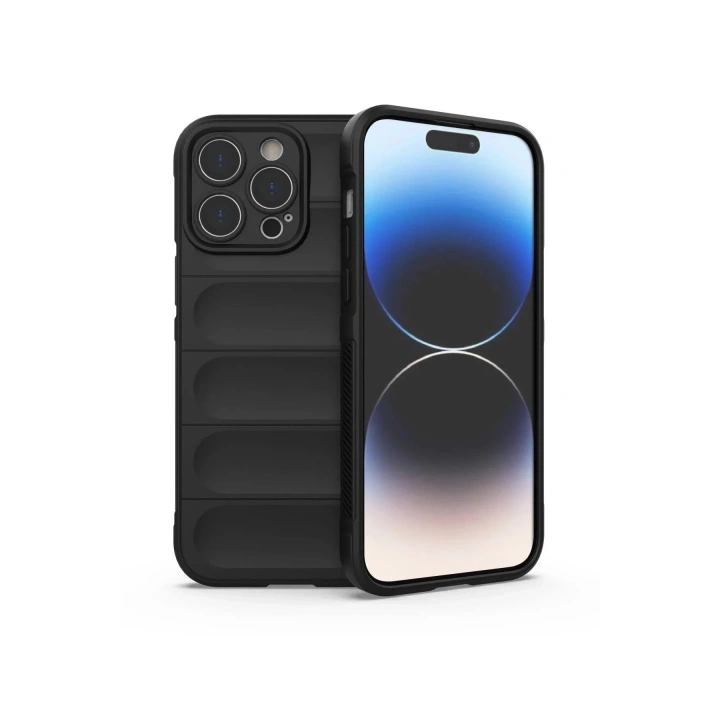 Mey İthalat®  iPhone 14 Pro Kılıf Optimum Silikon - Siyah