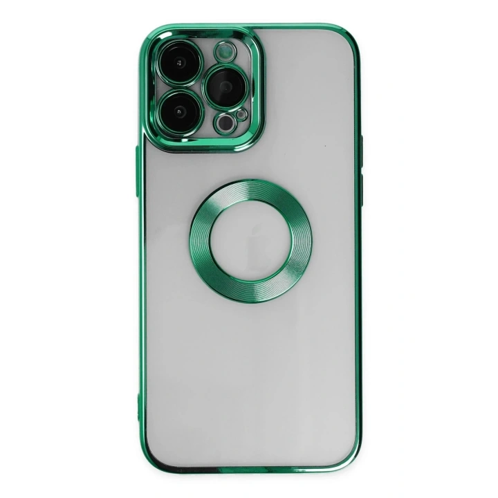 Mey İthalat®  iPhone 14 Pro Kılıf Slot Silikon - Köknar Yeşili