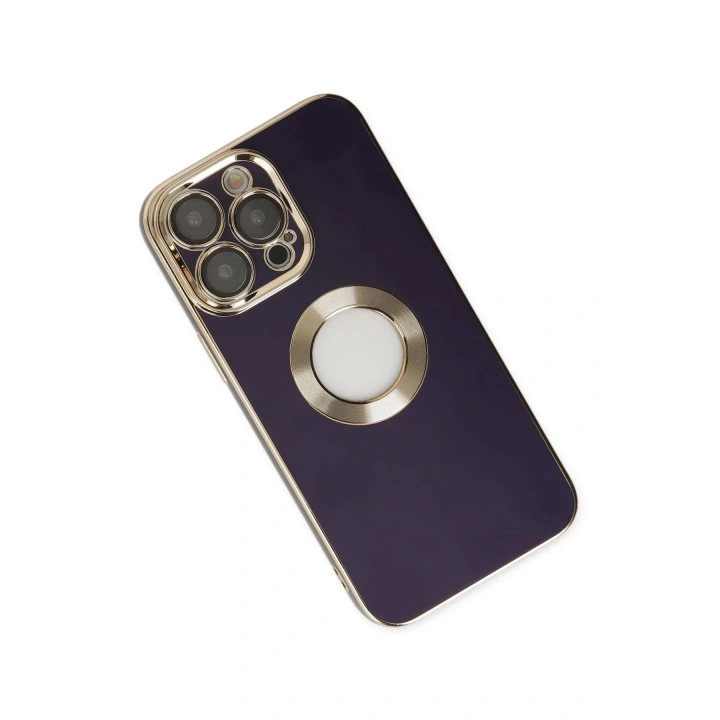 Mey İthalat®  iPhone 14 Pro Kılıf Store Silikon - Derin Mor
