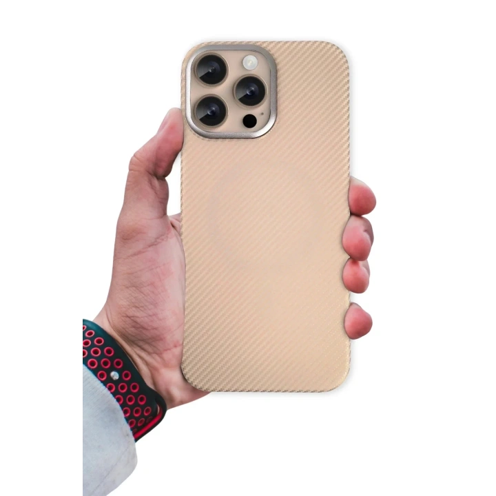 Mey İthalat®  iPhone 14 Pro Max Besa Magsafe Kapak - Desert