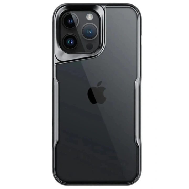Mey İthalat®  iPhone 14 Pro Max Kılıf Boyi Silikon Kapak - Titan Gri