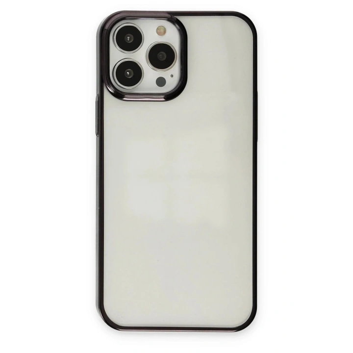 Mey İthalat®  iPhone 14 Pro Max Kılıf Element Silikon - Siyah