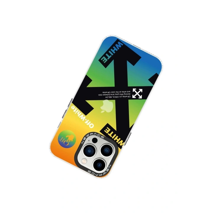 Mey İthalat®  iPhone 14 Pro Max Kılıf Estoril Desenli Kapak - Estoril - 5