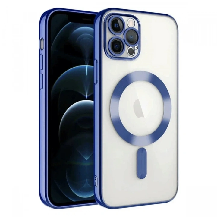 Mey İthalat®  iPhone 14 Pro Max Kılıf Kross Magneticsafe Kapak - Lacivert
