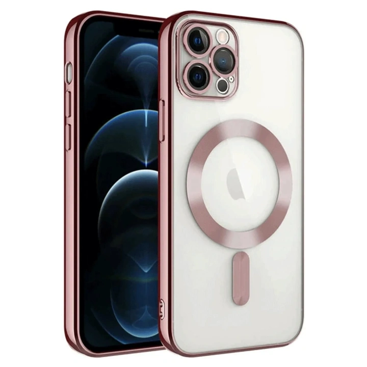 Mey İthalat®  iPhone 14 Pro Max Kılıf Kross Magneticsafe Kapak - Rose