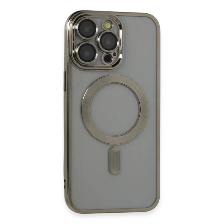 Mey İthalat®  iPhone 14 Pro Max Kılıf Kross Magneticsafe Kapak - Titan Gri